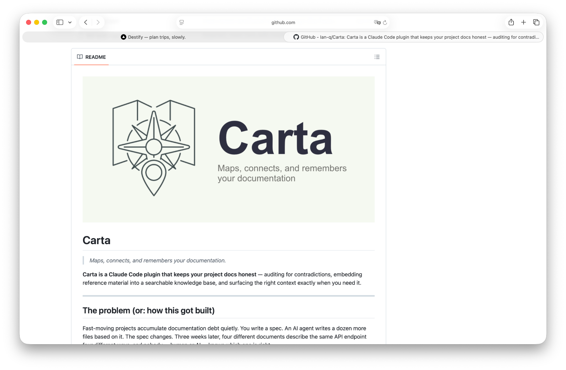 Carta repository on GitHub